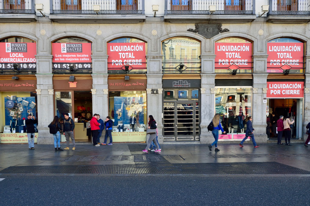 Locales comerciales Puerta del Sol