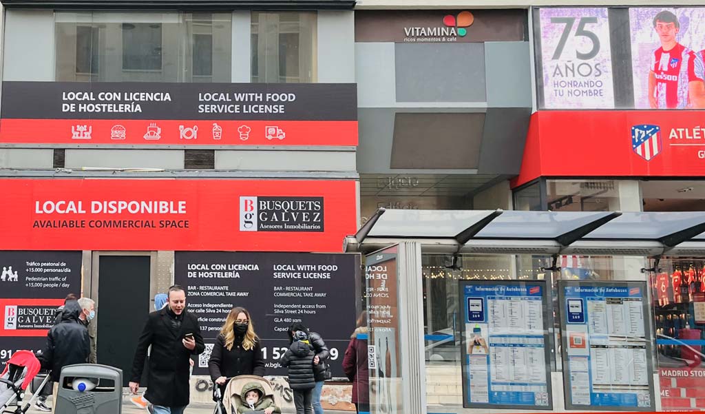 Local comercial Gran Vía Madrid
