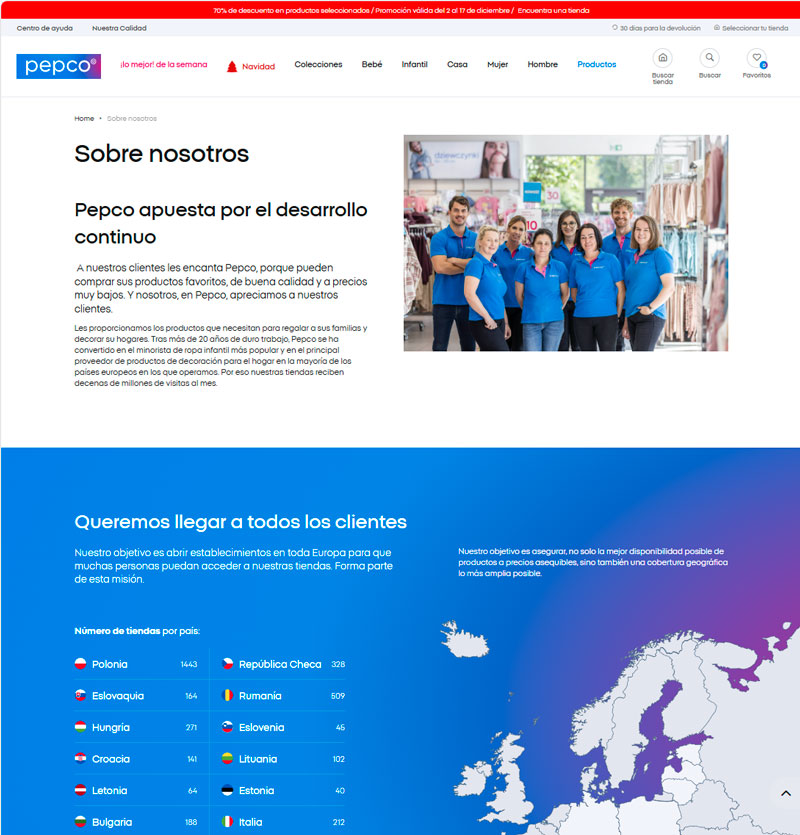 Pepco Sobre Nosotros